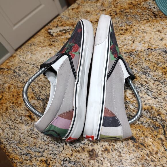 Rare Vans X Rise Against Classic Slip On Sneakers Size Men\'s 9 Women\'s 10.5 main image 12